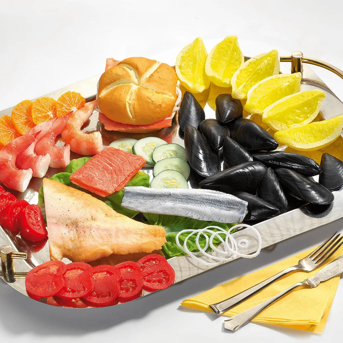 Filet De Bar Aliment Factice 18 Cm-DecoWoerner