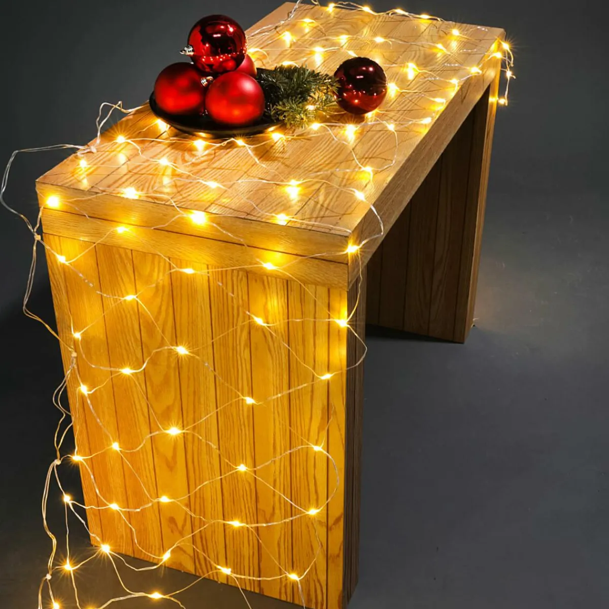 Filet Lumineux à LED, Câble , LED Chaude, 350 X 30 Cm-DecoWoerner New