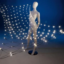 Filet Lumineux LED Pour L'extérieur, 240 Cm, Vert-DecoWoerner New