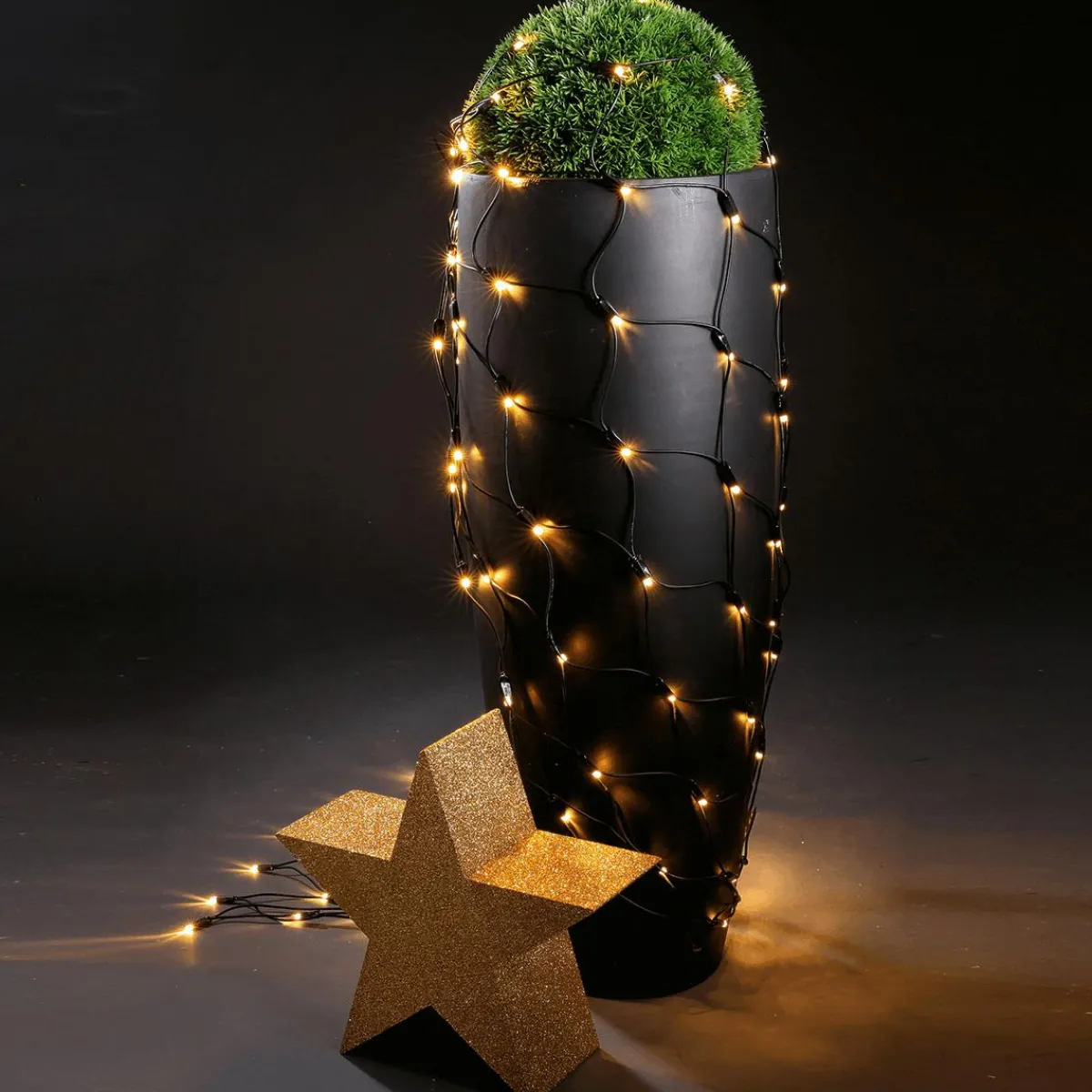 Filet Lumineux Professionnel à LED Système IP67, 200 LED, 250 X 120 Cm, Sans Cable-DecoWoerner Hot