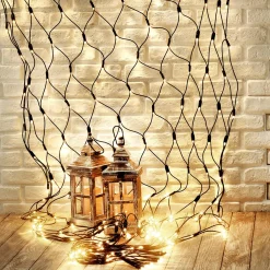 Filet Lumineux Professionnel à LED Système IP67, 200 LED, 250 X 120 Cm, Sans Cable-DecoWoerner Hot