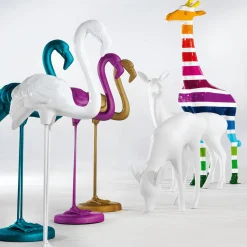 Flamant Déco Haut. 118 Cm,-DecoWoerner Outlet