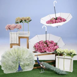 Fleur Artificielle Hortensia Rosa/vert, 52 Cm-DecoWoerner