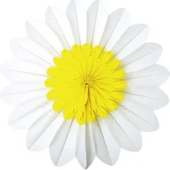 Fleur De Marguerite Ignifuge Rosette De Papier 50 Cm Ø-DecoWoerner New
