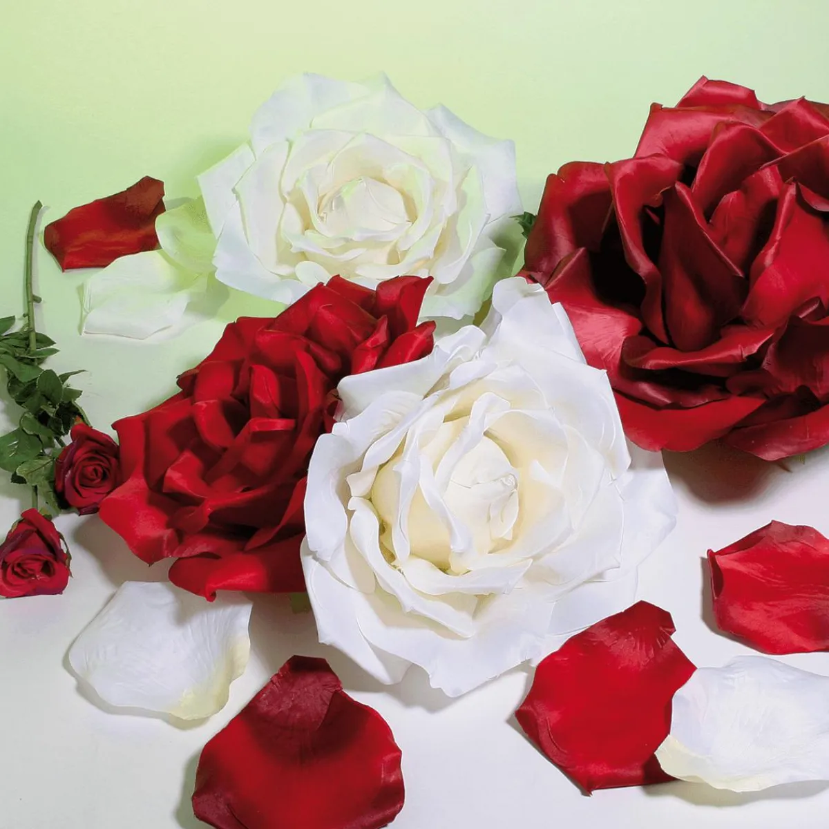 Fleur De Rose XL Artificielle, Ø 40 cm,-DecoWoerner New