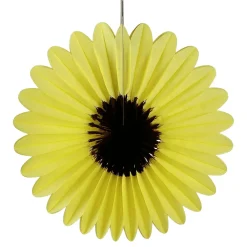 Fleur De Tournesol En Papier Nid D'abeille Difficilement Inflammable 40 Cm-DecoWoerner New