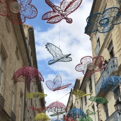 Fleur e 2D En Fibre Tressée 80 Cm-DecoWoerner