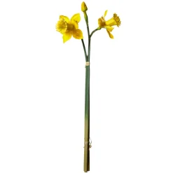 Fleurs Artificielles, Bouquet De Narcisses 3 Pièces, 52 Cm-DecoWoerner New