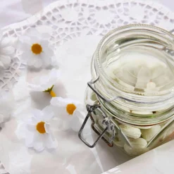 Fleurs Déco Marguerites, 72 Pces-DecoWoerner