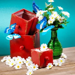 Fleurs Déco Marguerites, 72 Pces-DecoWoerner