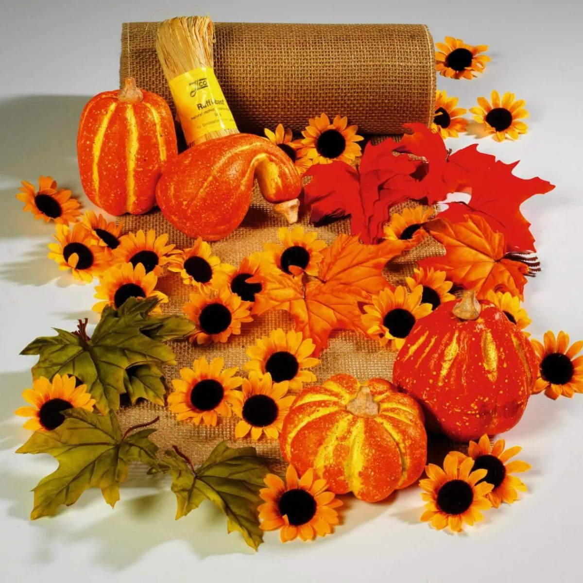 Fleurs Décoratives Tournesol, Paquet De 24 Pièces-DecoWoerner Hot