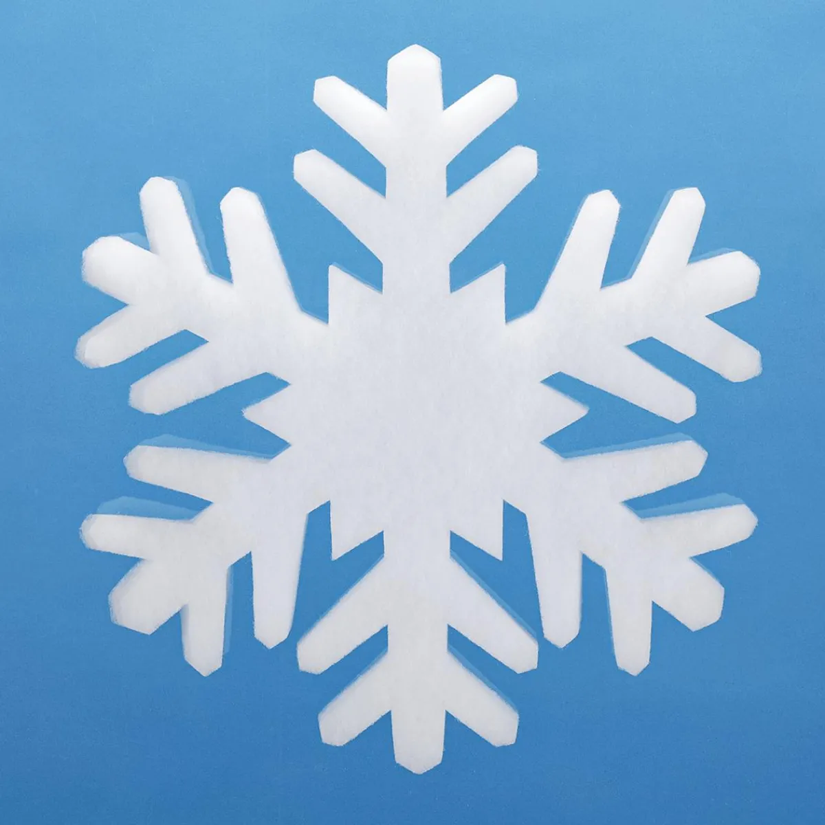 Flocons De Neige 3D En Ouate 17 Cm Ø, Ignifuge-DecoWoerner