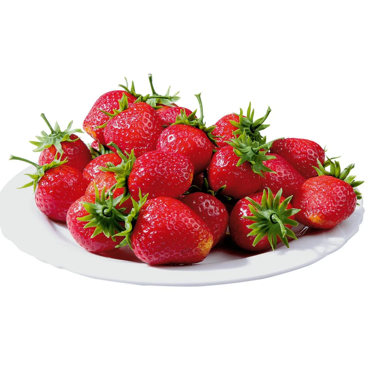 Fraises Aliment Factice 24 Pces-DecoWoerner Online