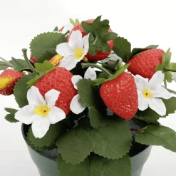 Fraisier Artificiel En Pot 21 Cm-DecoWoerner Discount