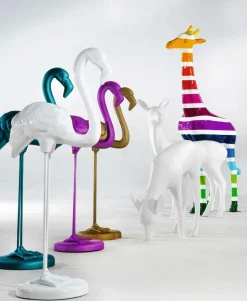 Girafe Déco Haut. 190 Cm, Multicol.-DecoWoerner Outlet