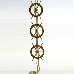 Gouvernail Déco Maritime Ø 50 Cm, Brun Foncé-DecoWoerner Hot