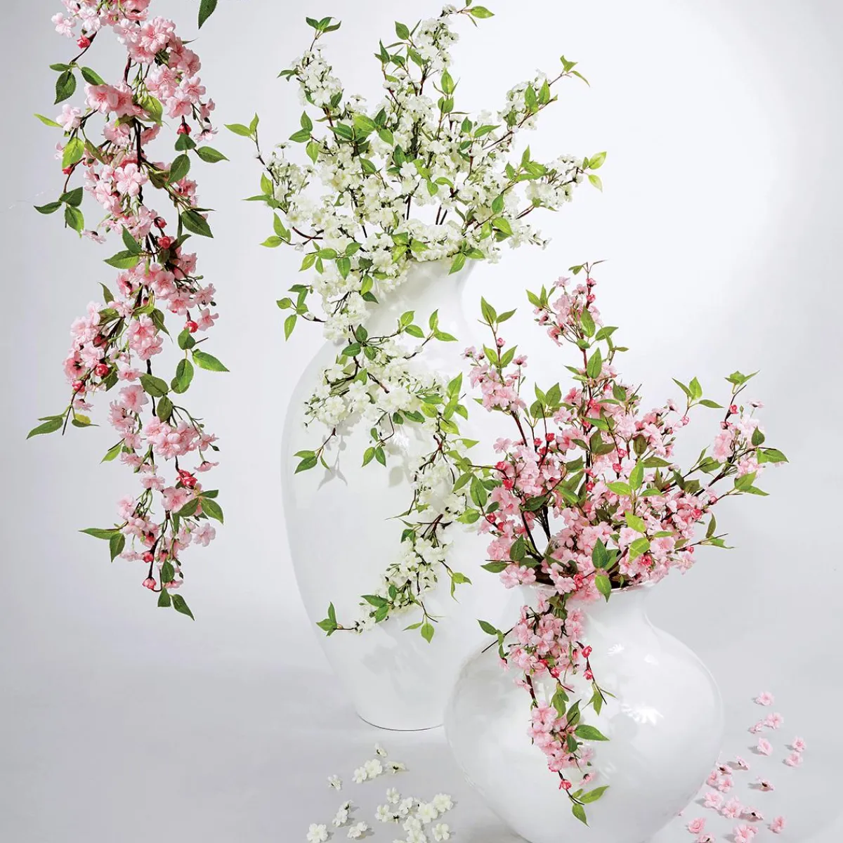 Guirlande Artificielle De Fleurs De Cerisier 110 Cm-DecoWoerner Discount