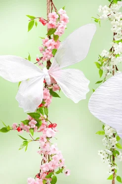 Guirlande Artificielle De Fleurs De Cerisier 110 Cm-DecoWoerner Discount