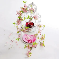 Guirlande Artificielle De Fleurs De Cerisier , 110 Cm-DecoWoerner Discount
