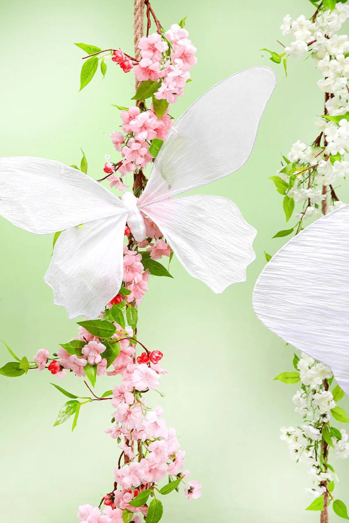 Guirlande Artificielle De Fleurs De Cerisier , 110 Cm-DecoWoerner Discount