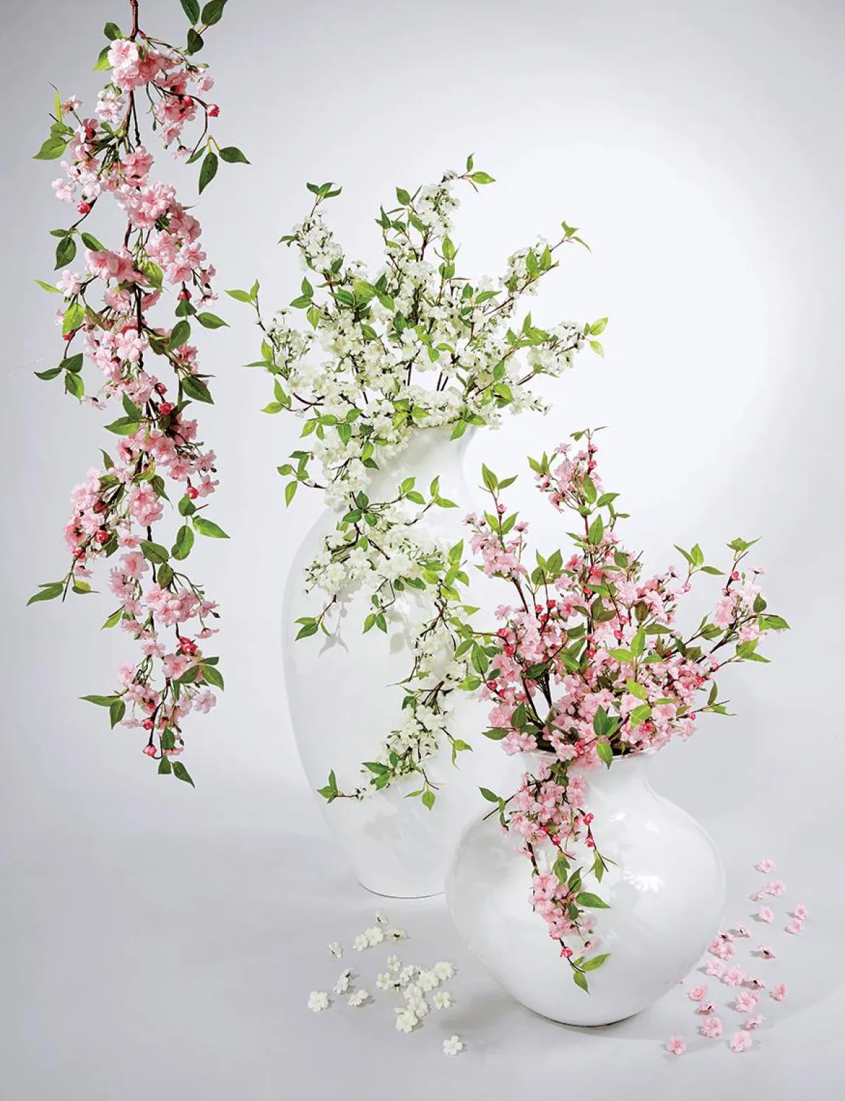 Guirlande Artificielle De Fleurs De Cerisier , 110 Cm-DecoWoerner Discount