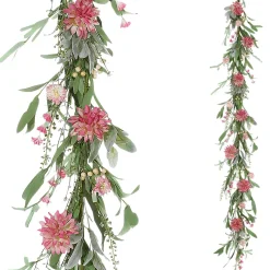 Guirlande De Dahlias Artificiels Liane Artificielle 158 Cm-DecoWoerner Online