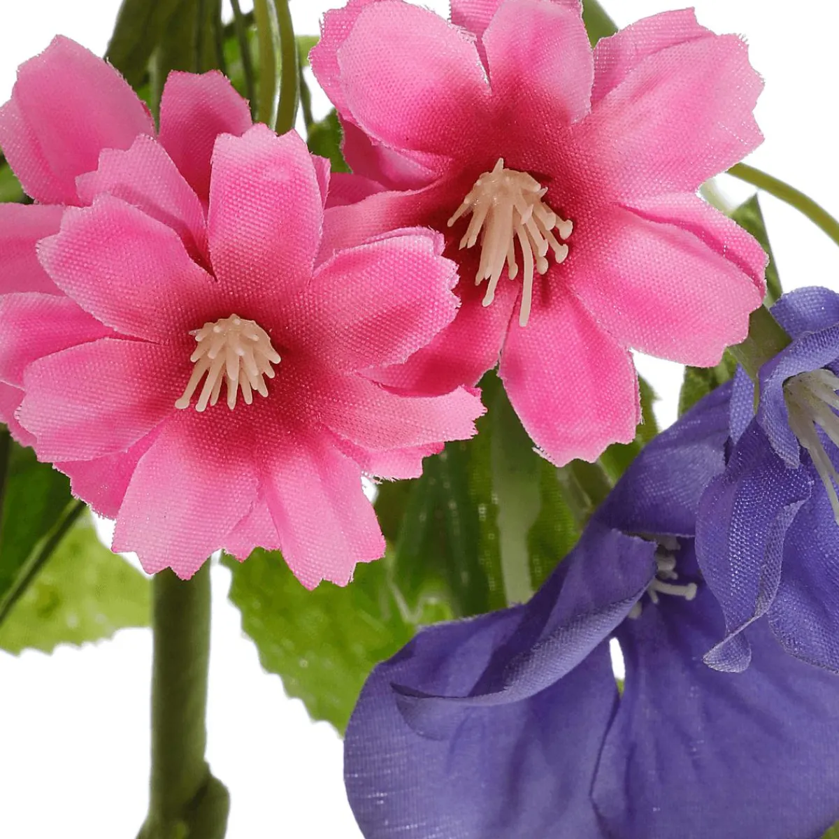 Guirlande De Fleurs Des Champs Artificielle Vigne Rose Violette 158 Cm-DecoWoerner