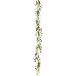 Guirlande De Fleurs Des Champs Artificielle - Blanc 158 Cm-DecoWoerner Online