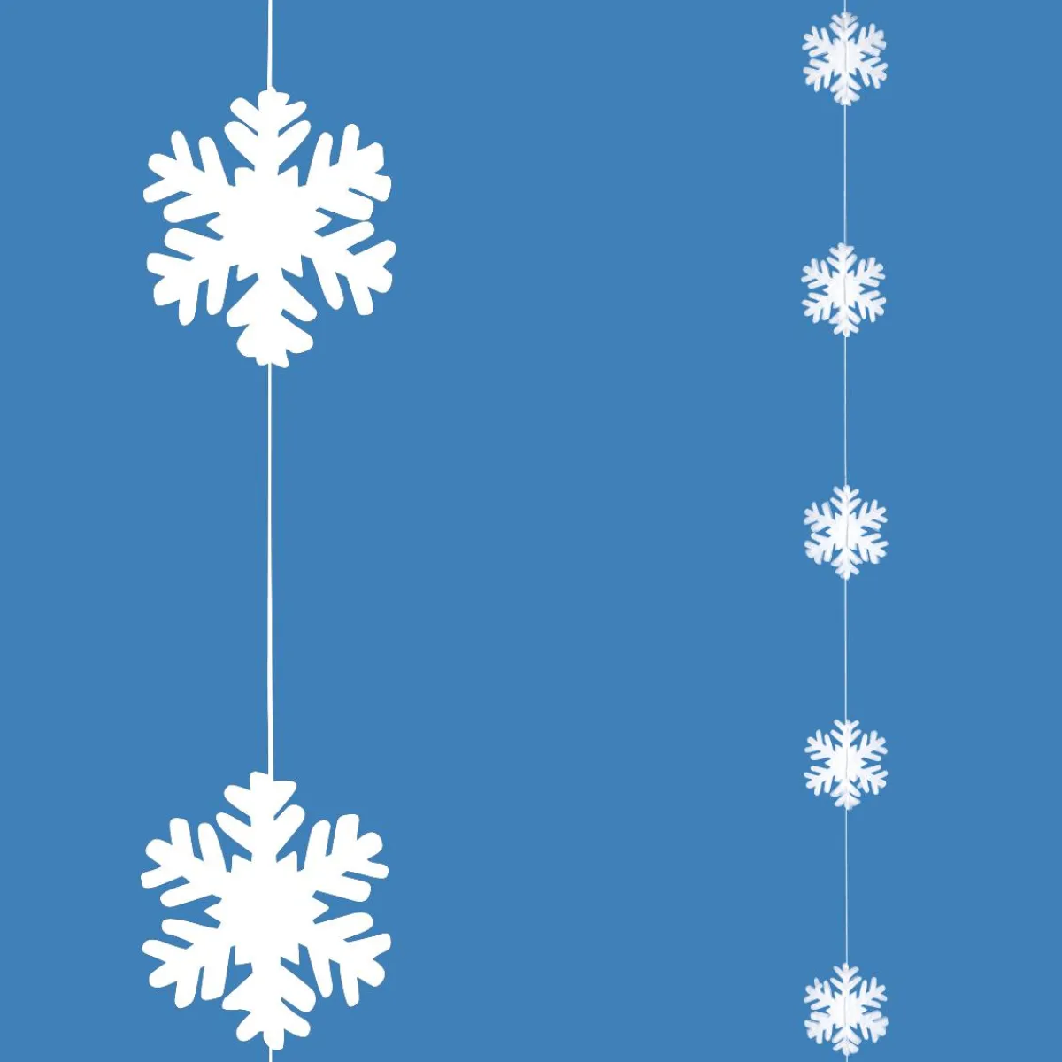 Guirlande De Flocons De Neige, , 180 Cm-DecoWoerner Discount