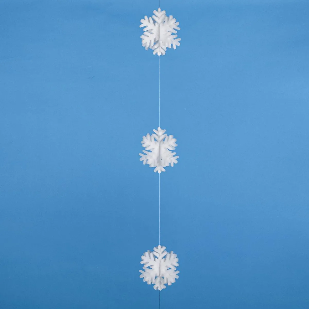 Guirlande De Flocons De Neige 3D 180 Cm-DecoWoerner Outlet