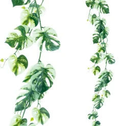Guirlande De Monstera Variegata Artificielle 180 Cm-DecoWoerner Discount