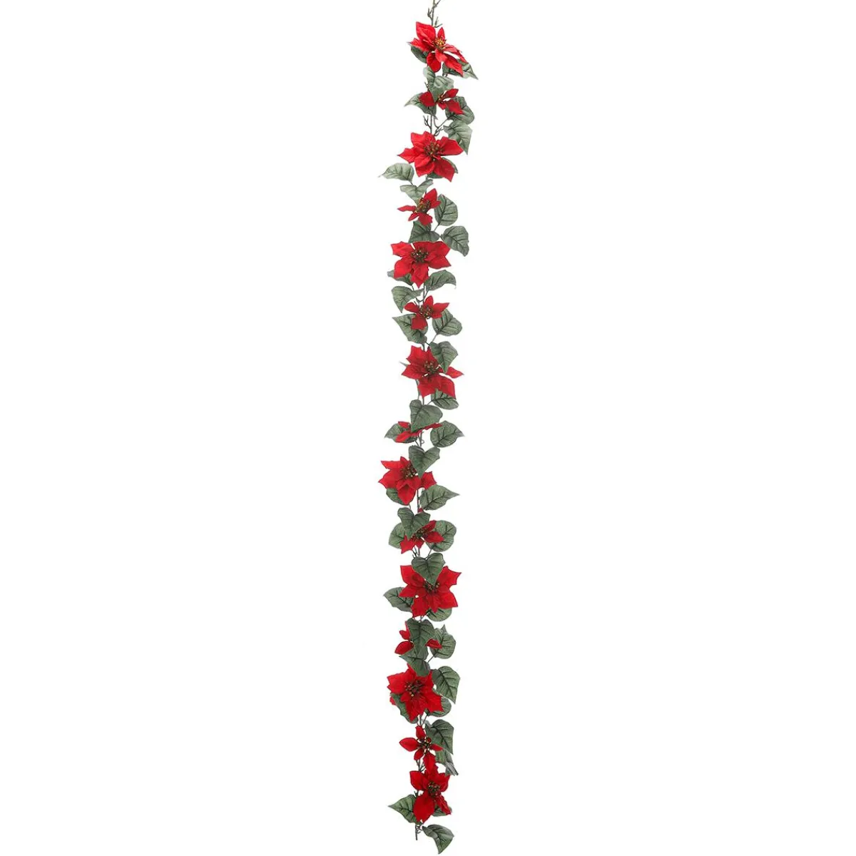Guirlande De Poinsettias Artificiels 180 Cm-DecoWoerner Clearance
