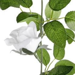 Guirlande De Roses Artificielles 180 Cm, hes-DecoWoerner Hot