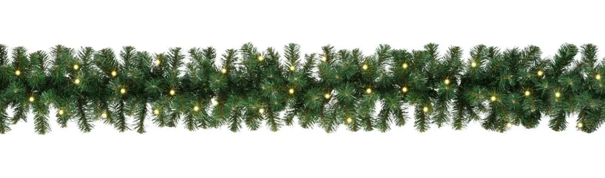 Guirlande De Sapin Deluxe, LED, 270 Cm, Ø 30 Cm-DecoWoerner Discount