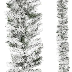 Guirlande De Sapin Floquée, 270 Cm, Ø 30 Cm-DecoWoerner Sale