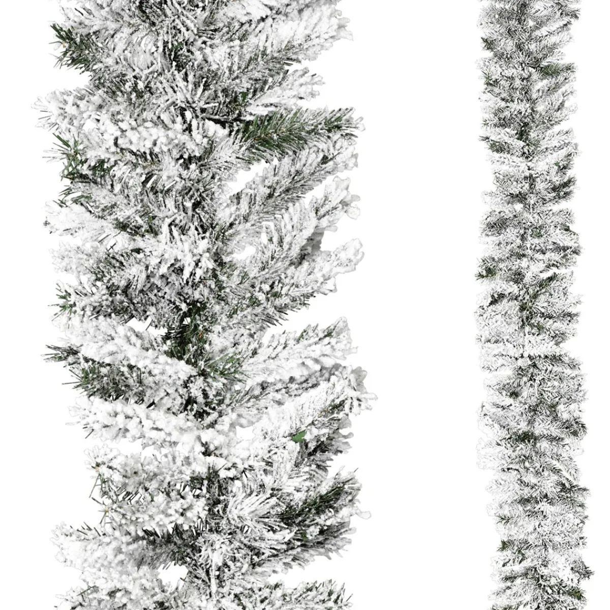 Guirlande De Sapin Floquée, 270 Cm, Ø 30 Cm-DecoWoerner Sale