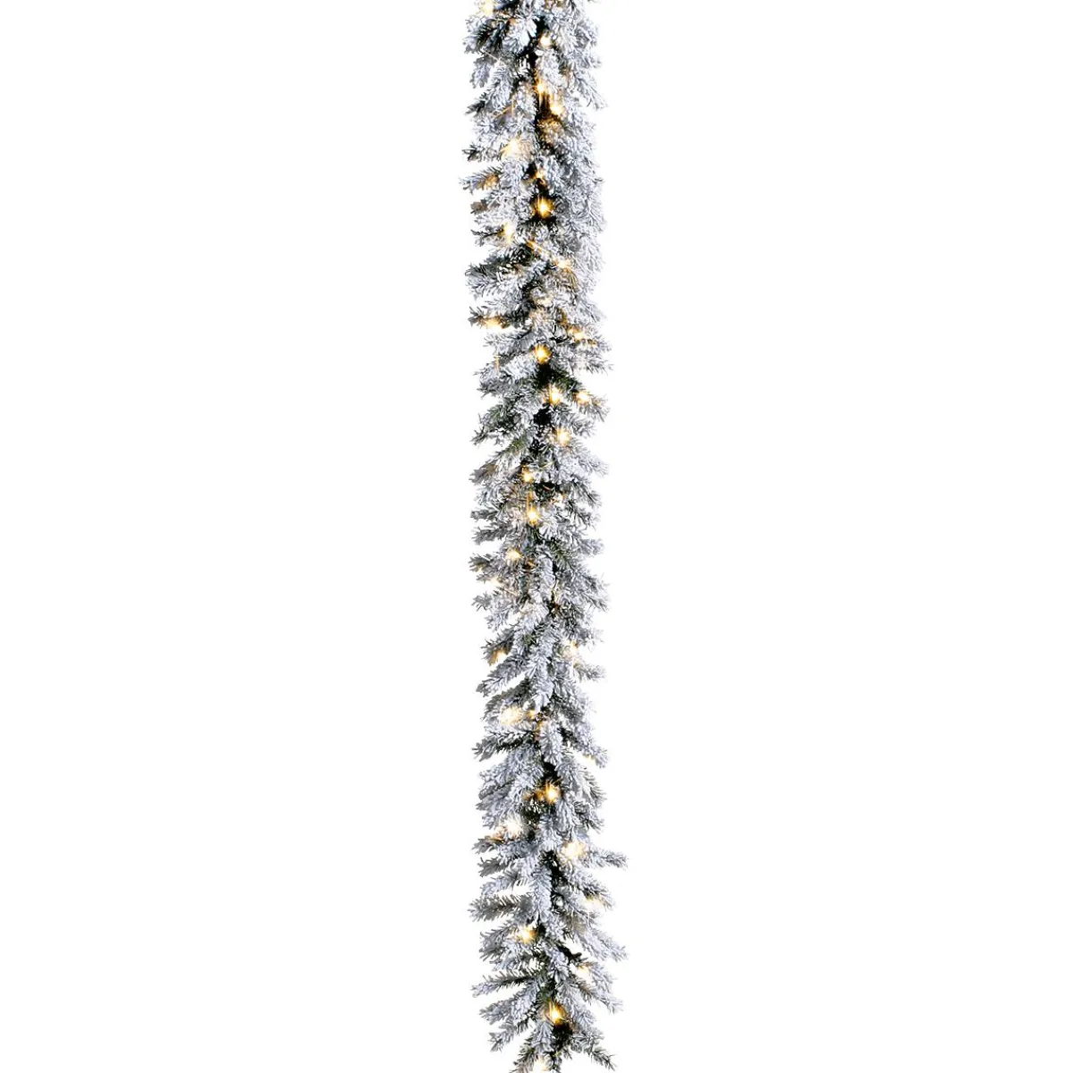 Guirlande De Sapin Floquée Avec LED IP 20, 270 Cm-DecoWoerner Online
