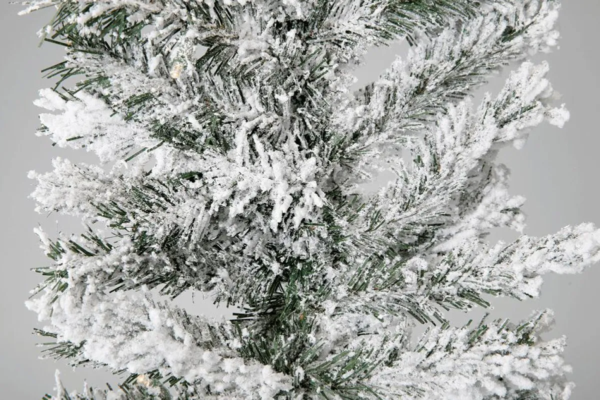 Guirlande De Sapin Floquée180 Cm, 30 Cm Ø-DecoWoerner Best