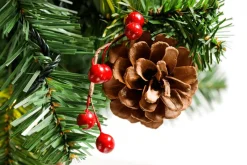Guirlande Facon „Poinsettia“, 180 Cm-DecoWoerner Hot