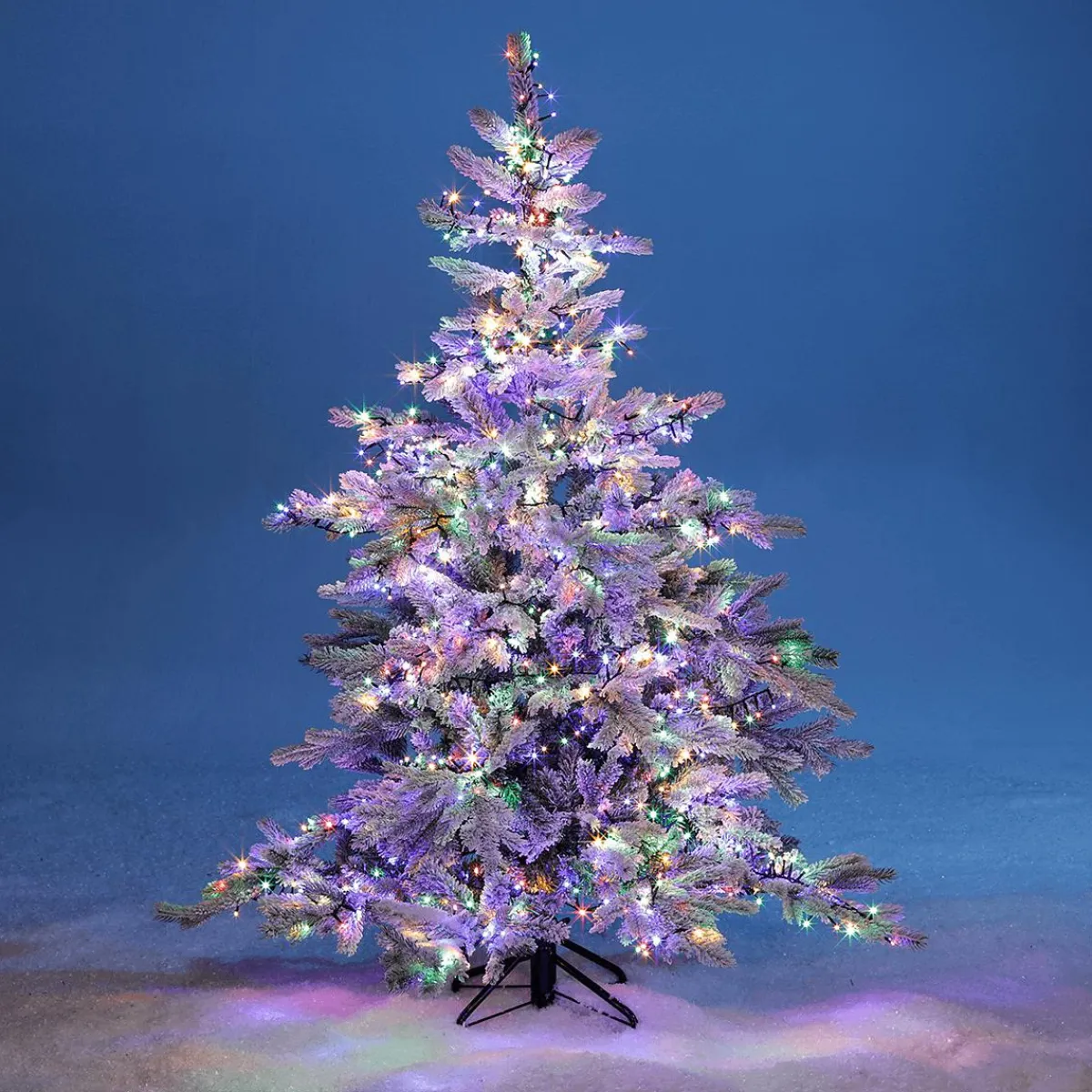 Guirlande Lumineuse 3en1 : Chaîne Lumineuse à LED Colorée, Jaune Chaud Ou Clignotante Alternée Avec Minuterie, Pour L'extérieur, 16 M-DecoWoerner Discount