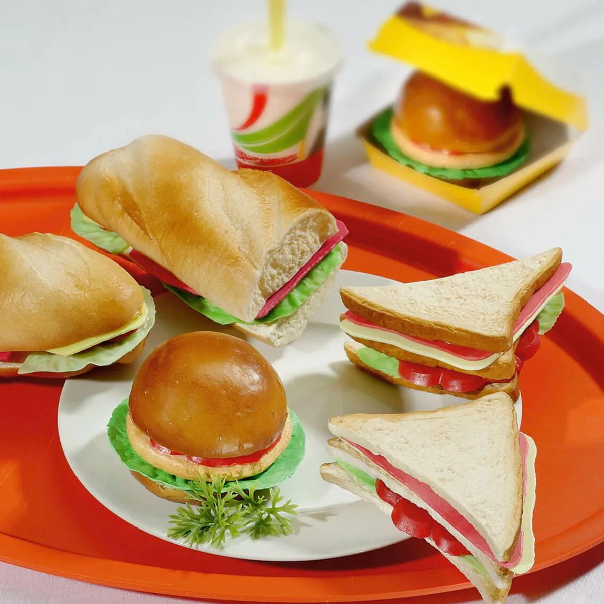 Hamburger Aliment Factice 11 Cm Ø-DecoWoerner Sale
