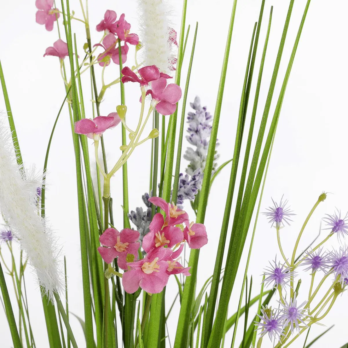 Herbe Artificielle Décorative Avec Fleurs s 65 Cm-DecoWoerner Discount