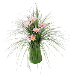 Herbe Déco Avec Fleurs, 50 Cm-DecoWoerner Best