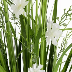 Herbe Décorative Artificielle Avec Fleurs hes 48 Cm-DecoWoerner Online
