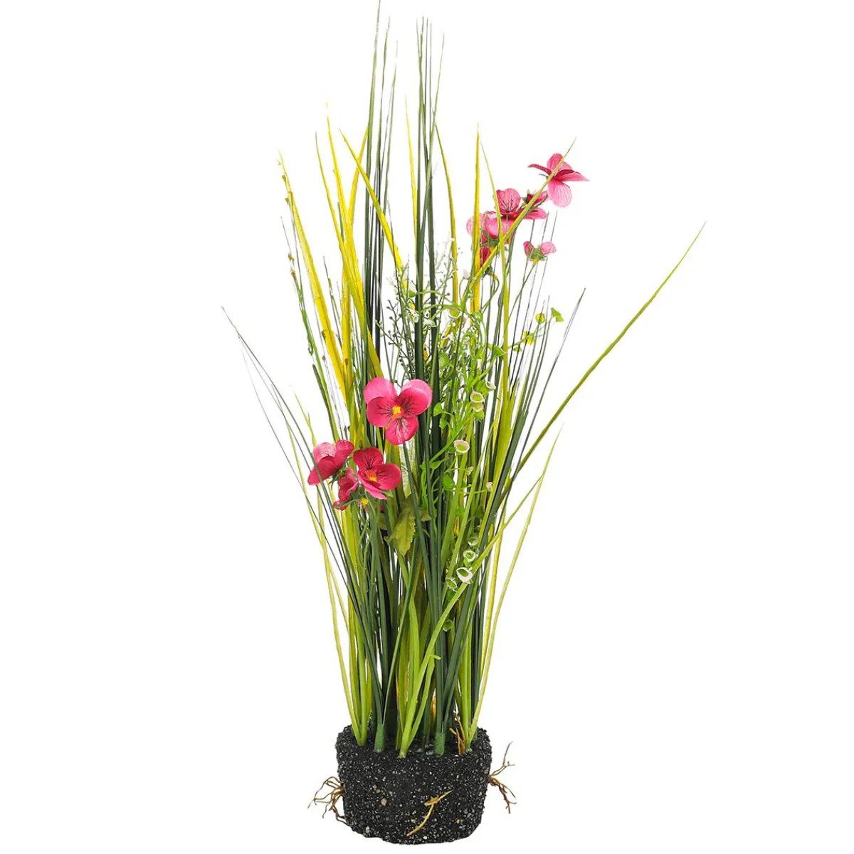 Herbe Décorative Avec Pensées 48 Cm-DecoWoerner Sale