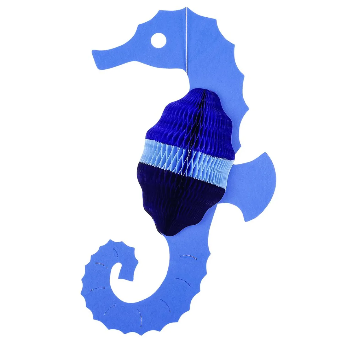 Hippocampe En Papier Alvéolé Difficilement Inflammable Et Carton 54 Cm-DecoWoerner Hot