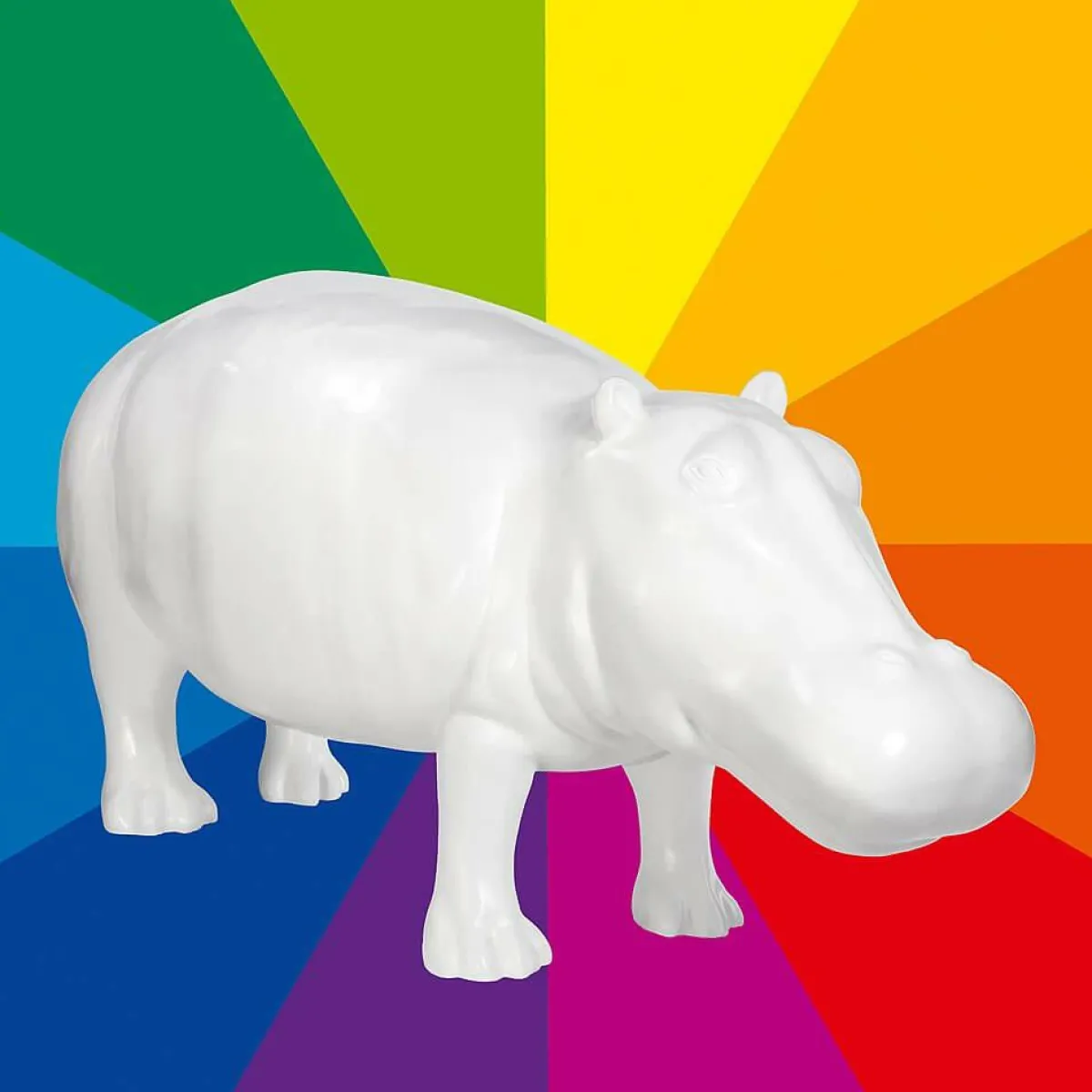 Hippopotame Déco 190 Cm-DecoWoerner