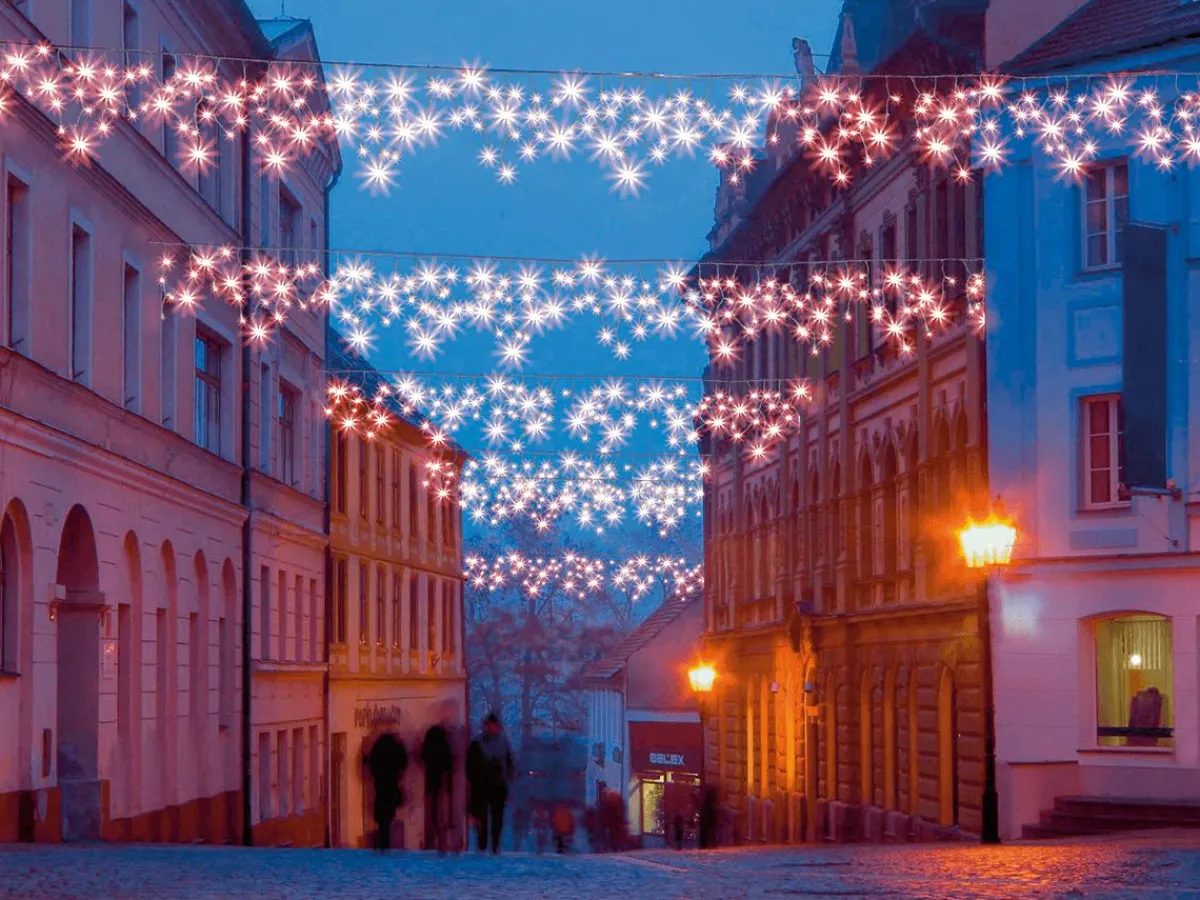 Icicle-Light Guirlande Lumineuse 300 Cm L 60-80-100 Cm IP44 Blanc Chaud-DecoWoerner Outlet