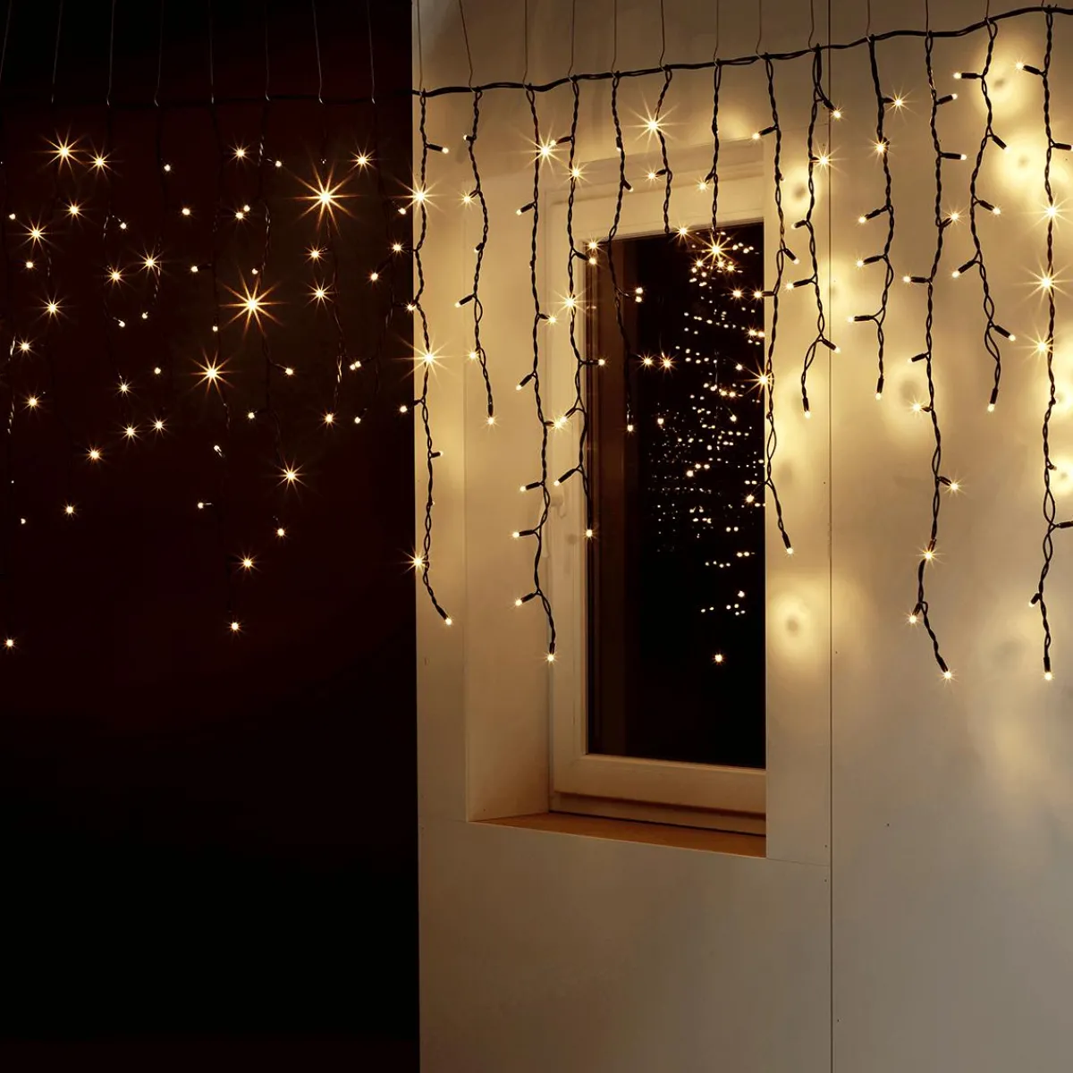Icicle-Light Professionnel à LED Système IP67, 228 LED, 300 X 100 Cm, Sans Cable-DecoWoerner Outlet