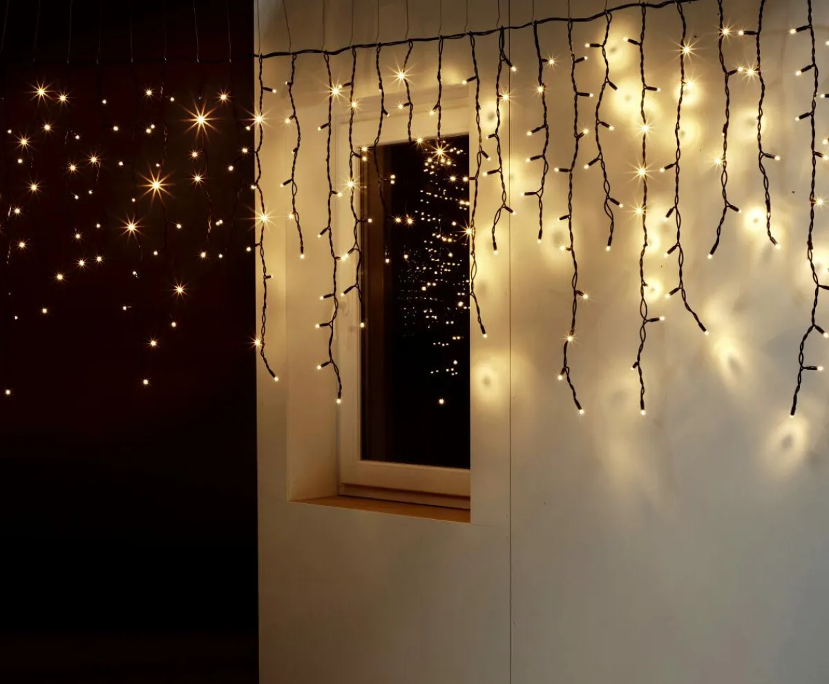 Icicle-Light Professionnel à LED Système IP67, 228 LED, 300 X 100 Cm, Sans Cable-DecoWoerner Outlet